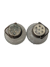 Vintage Pressed Glass Salt & Pepper Shakers