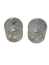 Vintage Pressed Glass Salt & Pepper Shakers