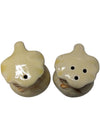 Vintage Yellow Ceramic “Tied Bag” Salt & Pepper Shakers