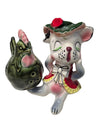 Vintage Anthropomorphic Dog & Chicken Salt & Pepper Shakers