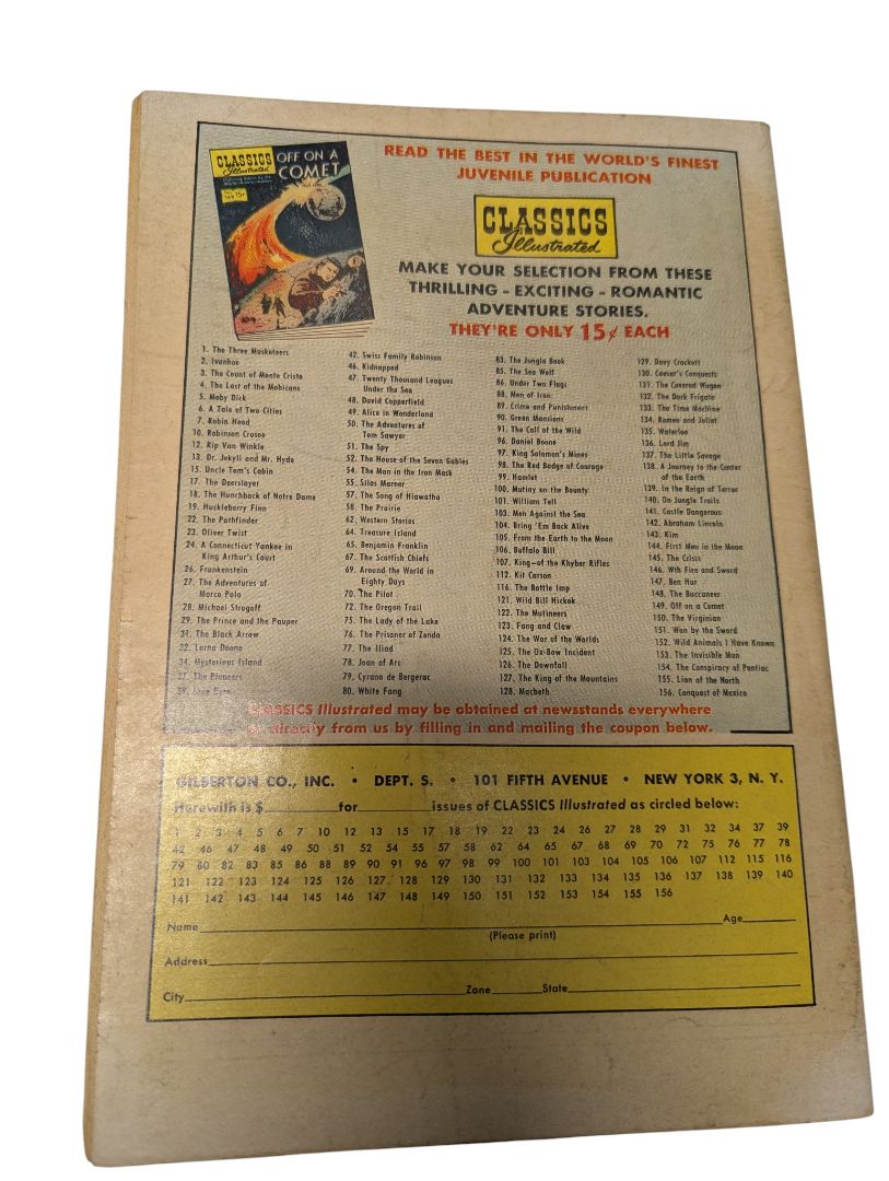 Classics Illustrated #79 — Cyrano de Bergerac