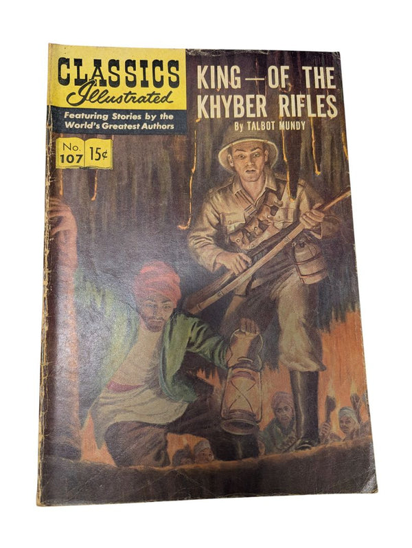 Classics Illustrated #107 — King of the Khyber Rifles