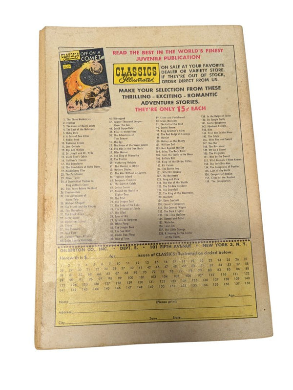 Classics Illustrated #107 — King of the Khyber Rifles