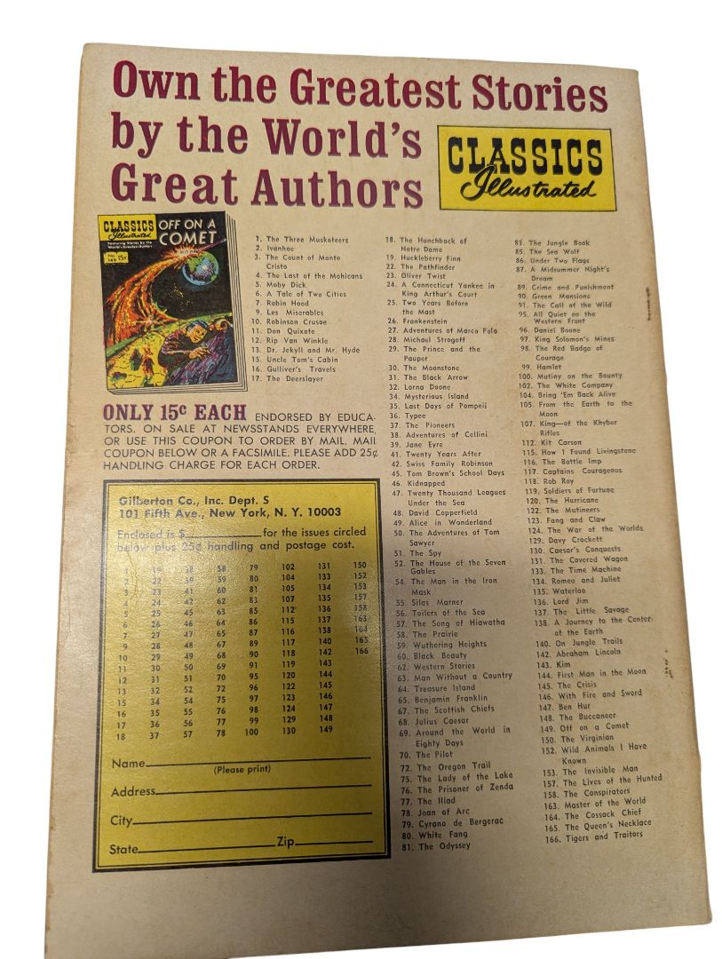 Classics Illustrated #101 — William Tell