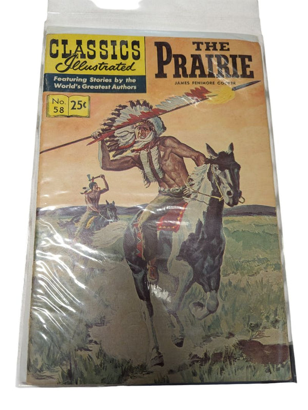 Classics Illustrated #58 — The Prairie