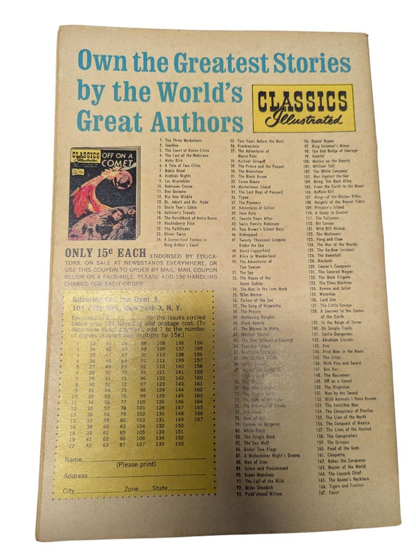 Classics Illustrated #67 — The Scottish Chiefs