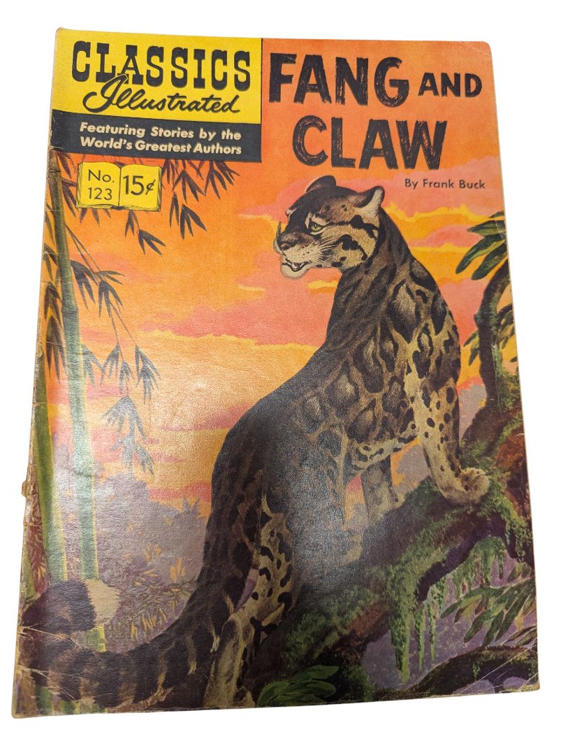 Classics Illustrated #123 — Fang and Claw