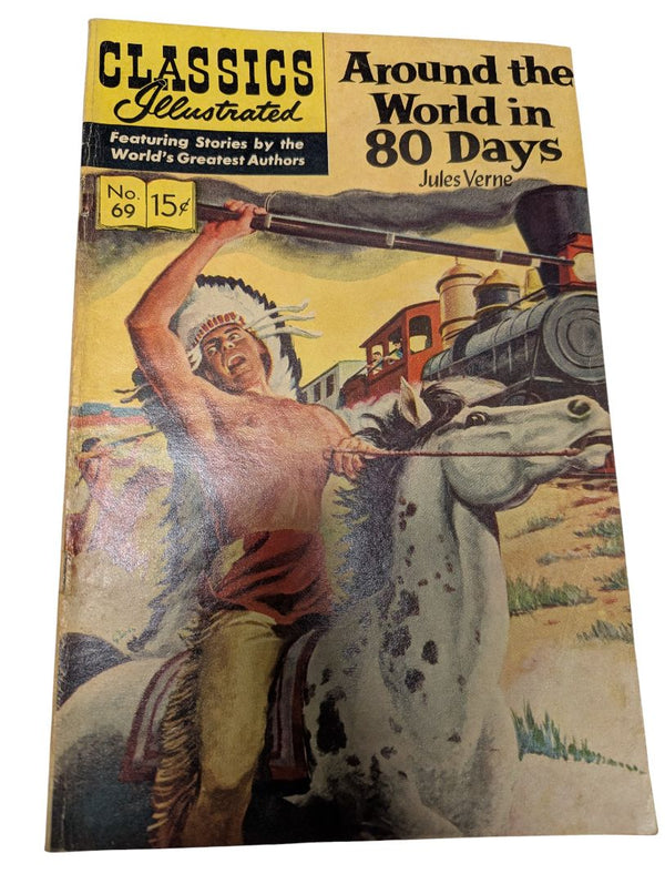 Classics Illustrated #69 — Around the World in 80 Days