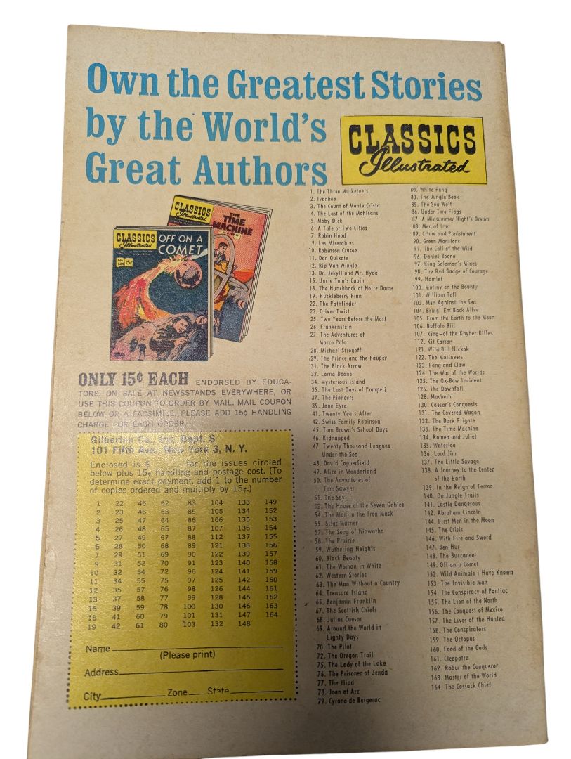 Classics Illustrated #69 — Around the World in 80 Days