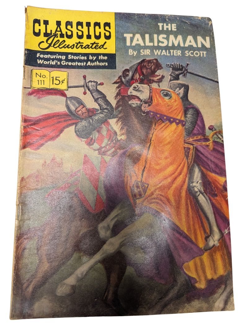 Classics Illustrated No. 111 — The Talisman (Sir Walter Scott, Gilberton, 1953)