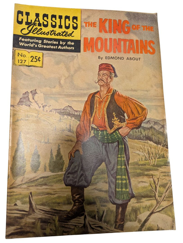 Classics Illustrated No. 127 — The King of the Mountains (Gilberton, 1955)