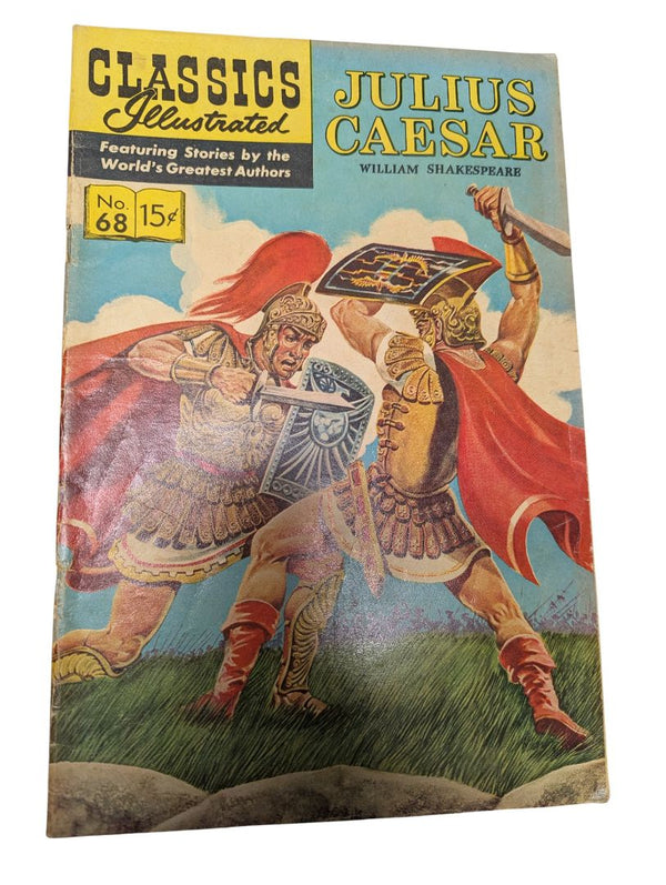Classics Illustrated No. 68 — Julius Caesar (William Shakespeare, Gilberton, Feb 1950)
