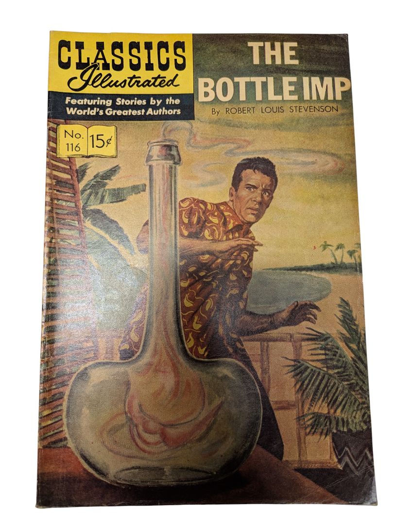 Classics Illustrated No. 116 — The Bottle Imp (Robert Louis Stevenson, Gilberton, ca. 1954/1967)