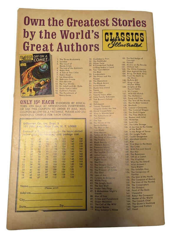 Classics Illustrated No. 115 — How I Found Livingstone (Sir Henry M. Stanley, Gilberton, mid-1950s)