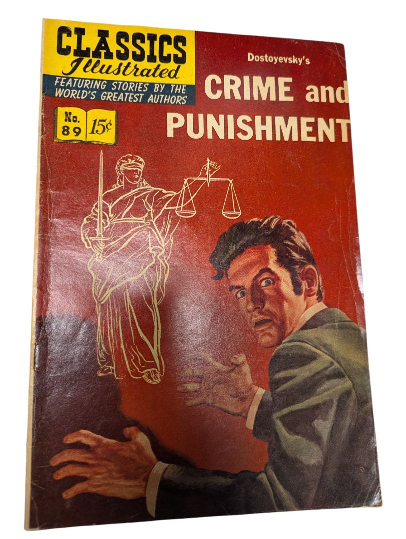 Classics Illustrated No. 89 — Crime and Punishment (Fyodor Dostoyevsky, Gilberton, 1952)