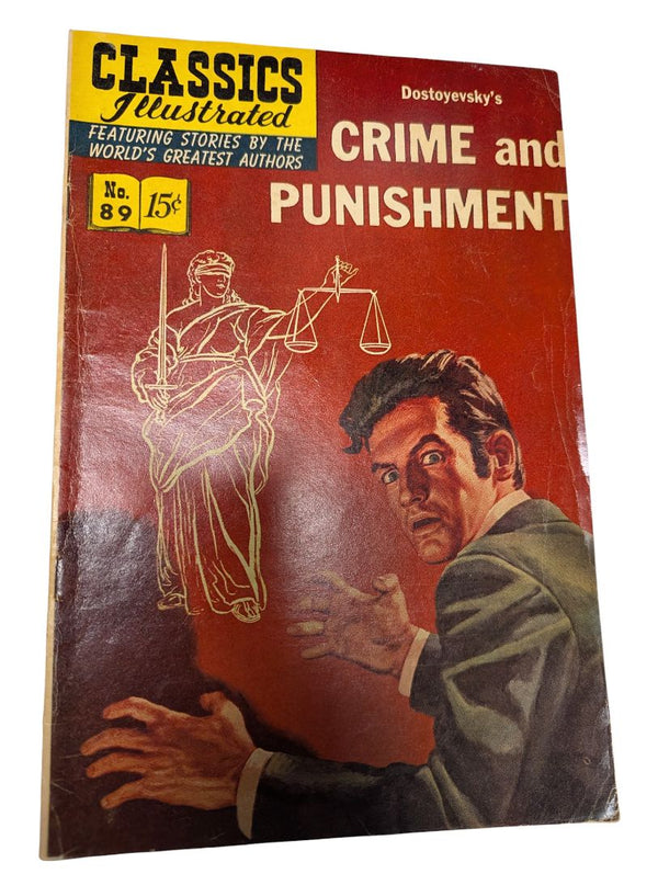 Classics Illustrated No. 89 — Crime and Punishment (Fyodor Dostoyevsky, Gilberton, 1952)