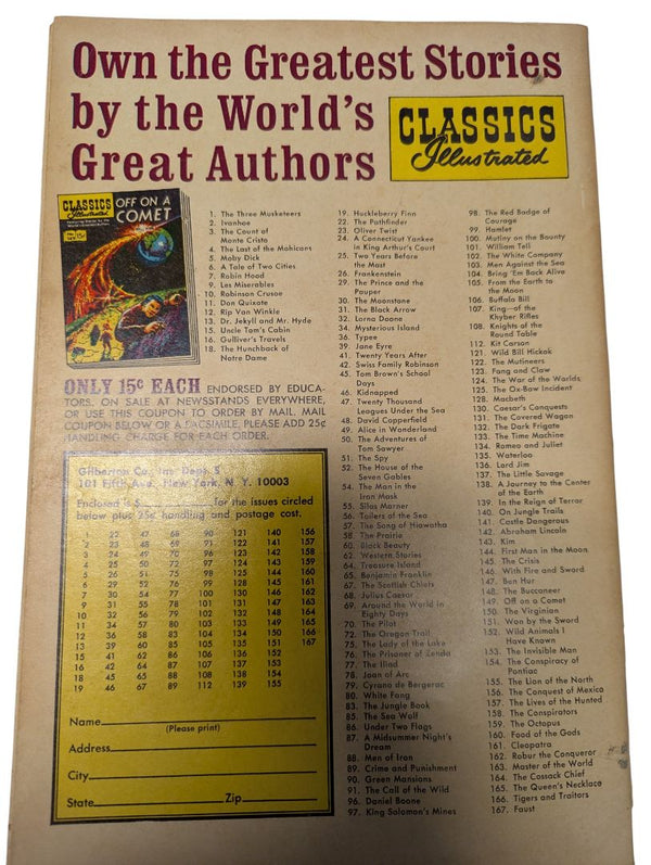 Classics Illustrated No. 89 — Crime and Punishment (Fyodor Dostoyevsky, Gilberton, 1952)