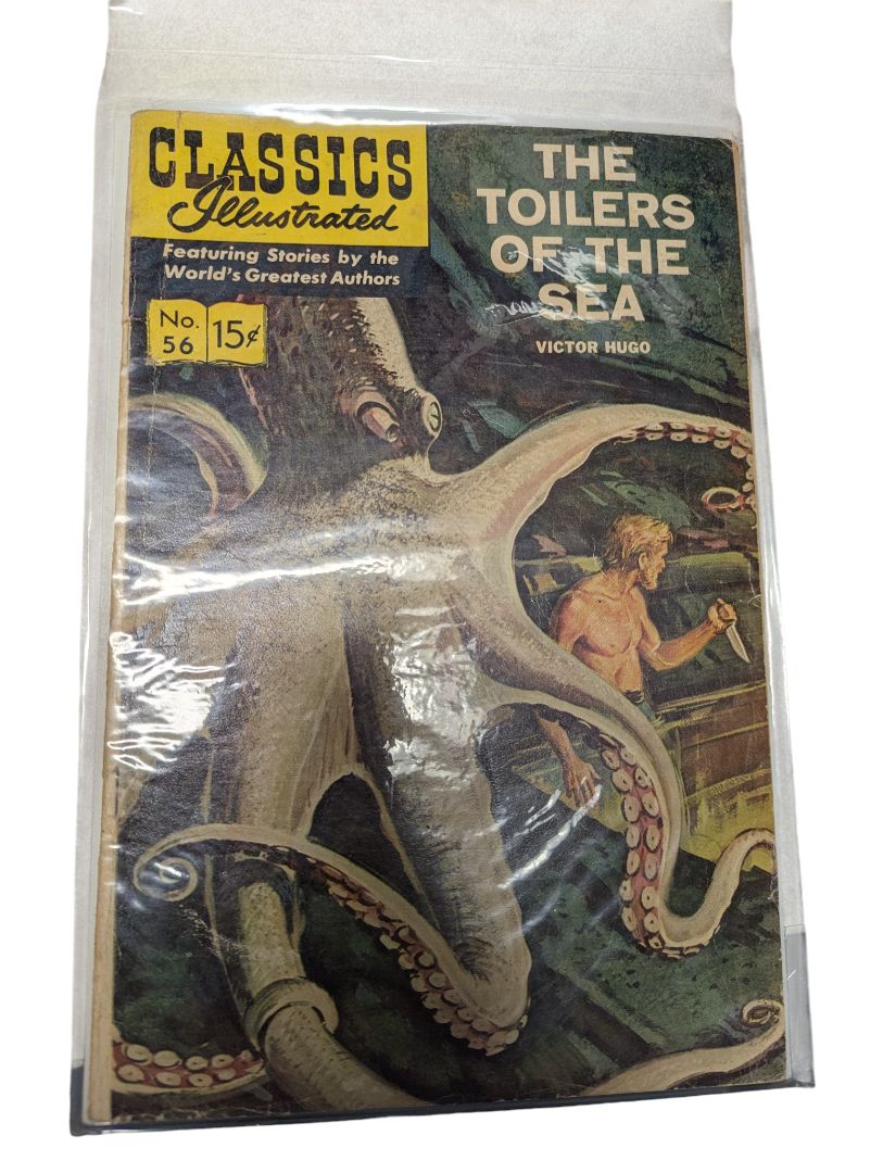 Classics Illustrated No. 56 — The Toilers of the Sea (Victor Hugo, Gilberton, 1949)