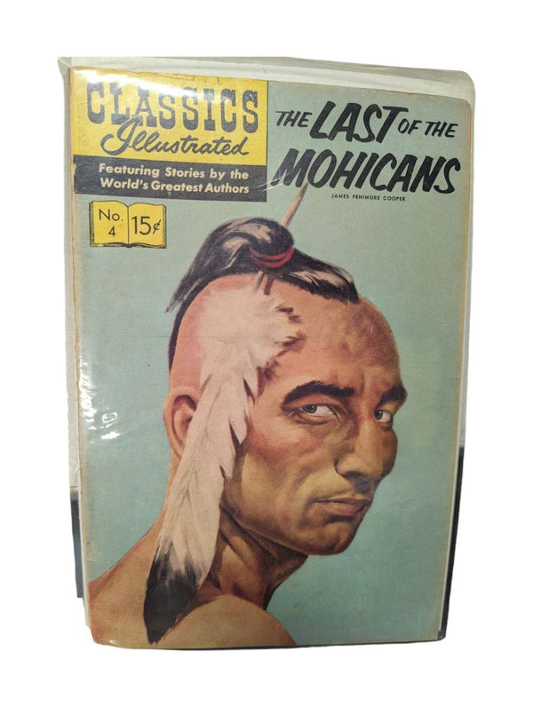 Classics Illustrated No. 4 — The Last of the Mohicans (James Fenimore Cooper, Gilberton, 1942)