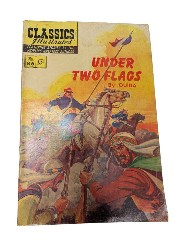 Classics Illustrated No. 86 — Under Two Flags (Ouida, Gilberton, 1951)