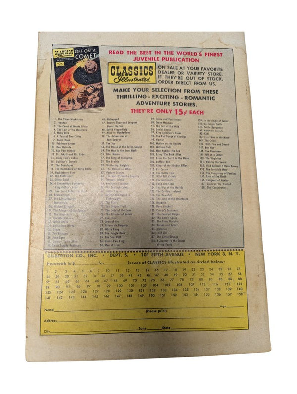 Classics Illustrated No. 86 — Under Two Flags (Ouida, Gilberton, 1951)