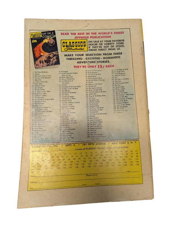 Classics Illustrated No. 112 — The Adventures of Kit Carson (Gilberton, 1954)