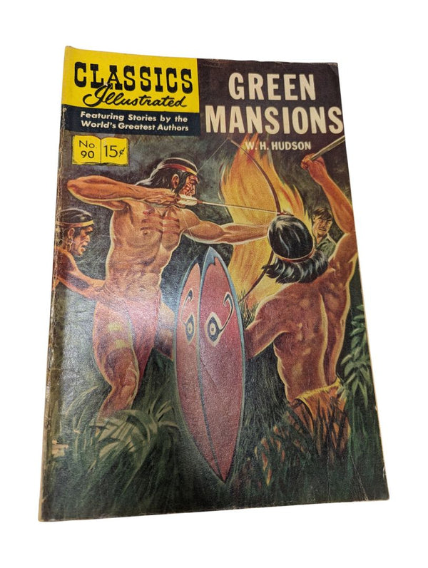 Classics Illustrated No. 90 — Green Mansions (W.H. Hudson, Gilberton, 1952)