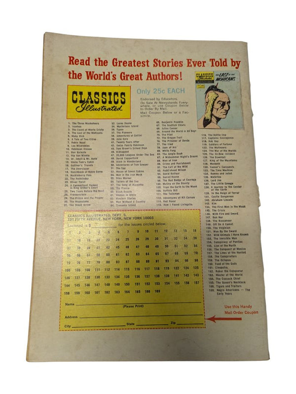 Classics Illustrated No. 119 — Soldiers of Fortune (Richard Harding Davis, Gilberton, 1954)