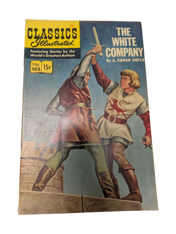 Classics Illustrated No. 102 — The White Company (Sir Arthur Conan Doyle, Gilberton, 1953)