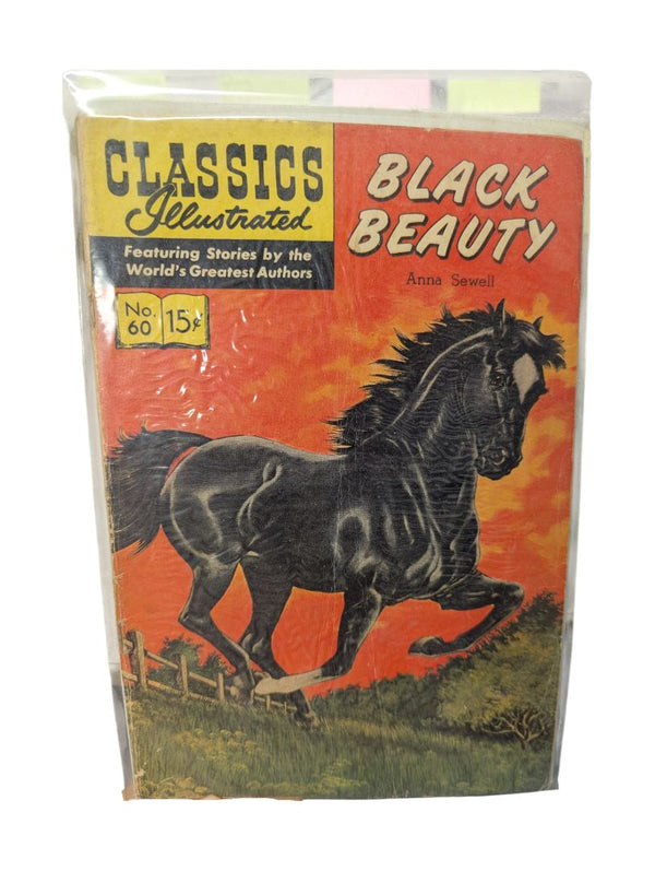 Classics Illustrated No. 60 — Black Beauty (Anna Sewell, Gilberton, 1949)
