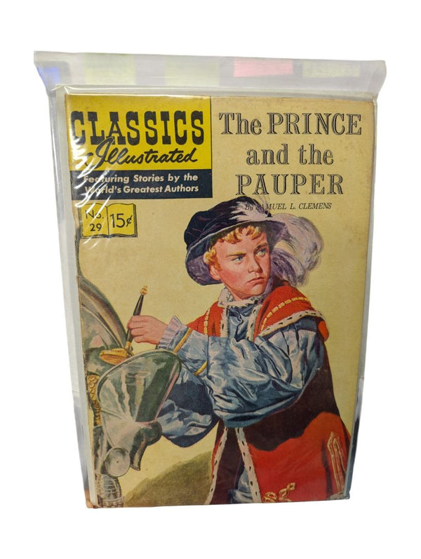 Classics Illustrated No. 29 — The Prince and the Pauper (Samuel L. Clemens / Mark Twain, Gilberton, 1946)