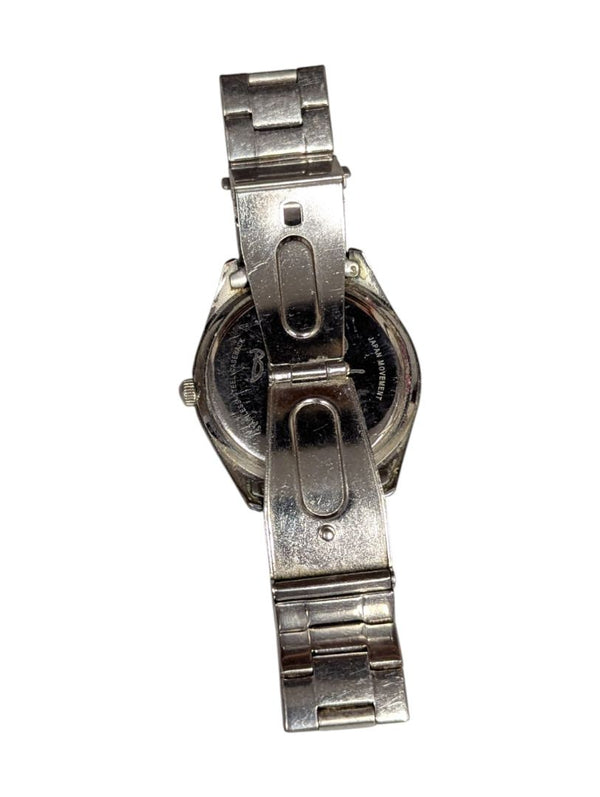 Betsey Johnson Multicolor Dial Crystal Bezel Watch