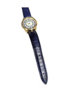 Bitans Quartz Watch with Blue Leather Strap