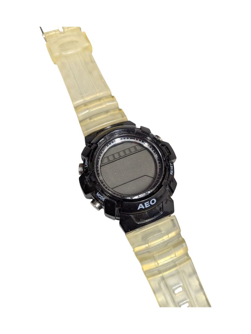 AEO Digital Sports Watch with Translucent Strap