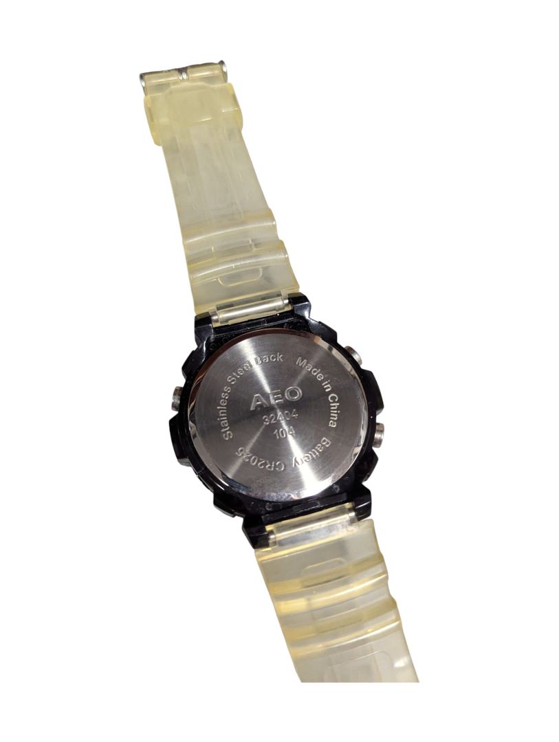 AEO Digital Sports Watch with Translucent Strap