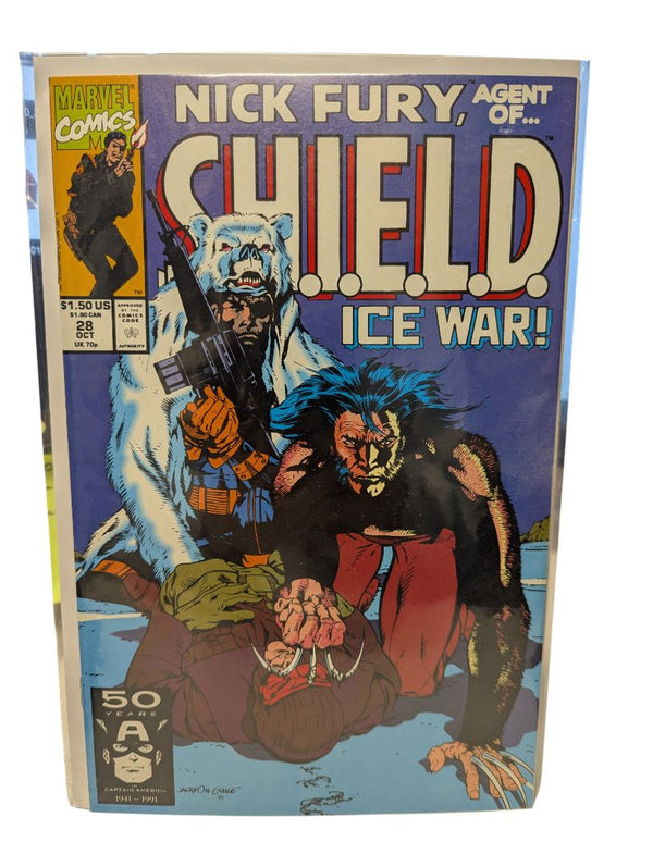 Marvel Comics – Nick Fury, Agent of S.H.I.E.L.D. #28 (1991) “Ice War!”