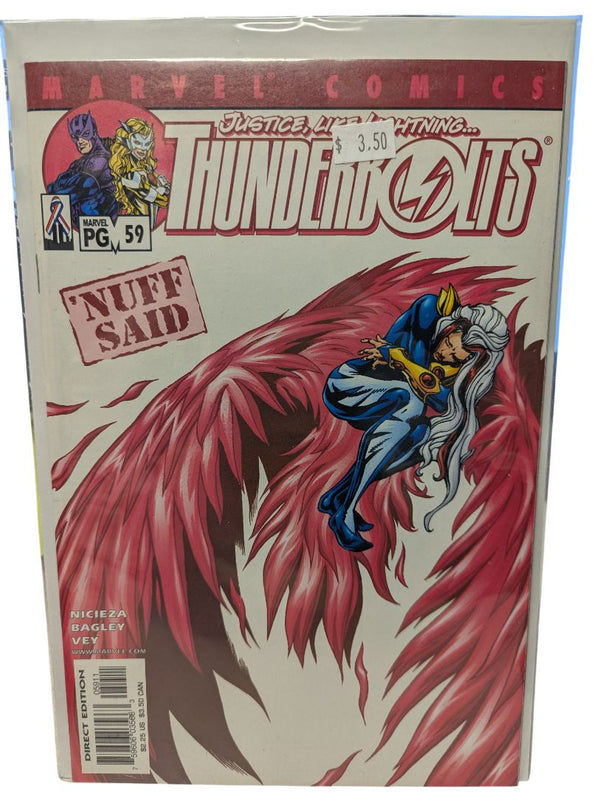 Marvel Comics – Thunderbolts #59 (Nuff Said Issue)