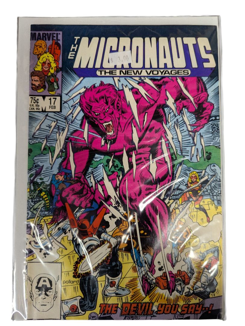 Marvel Comics – The Micronauts: The New Voyages #17 (February 1986)