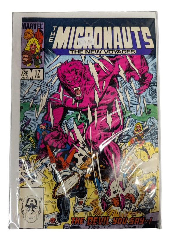 Marvel Comics – The Micronauts: The New Voyages #17 (February 1986)