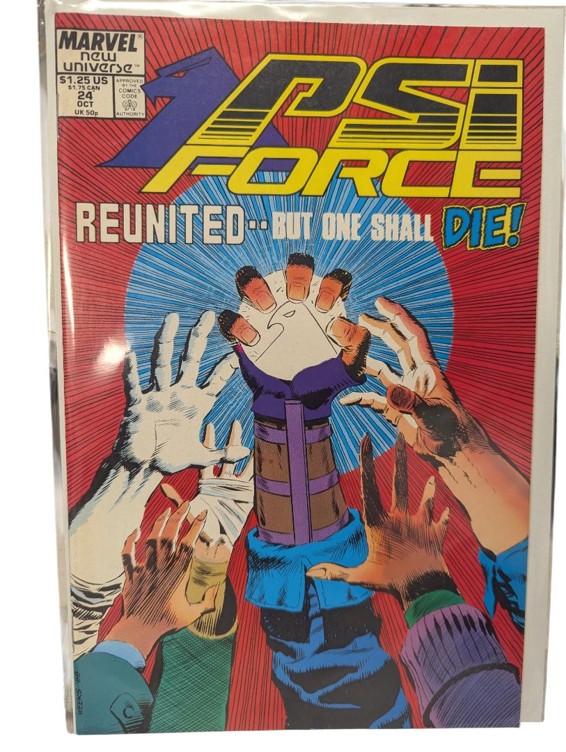Marvel Comics – Psi-Force #24 (October 1988)