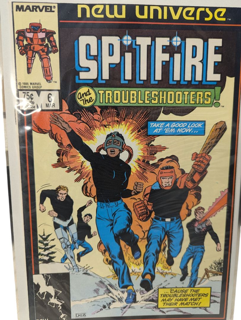 Marvel Comics – Spitfire and the Troubleshooters #6 (March 1987)