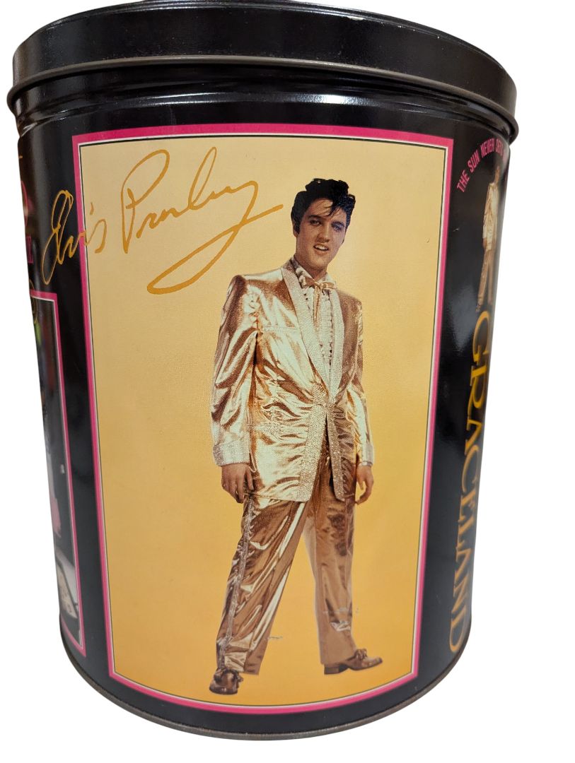 Graceland Memphis Tennessee Collectible Tin Canister – Elvis Presley Edition