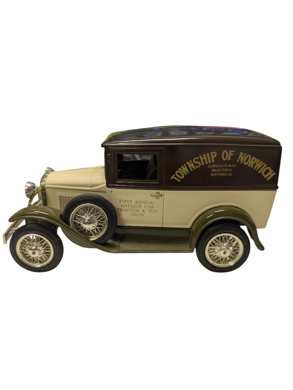Township of Norwich Model A Delivery Van Bank – First Annual Antique Car & Tractor Show Edition