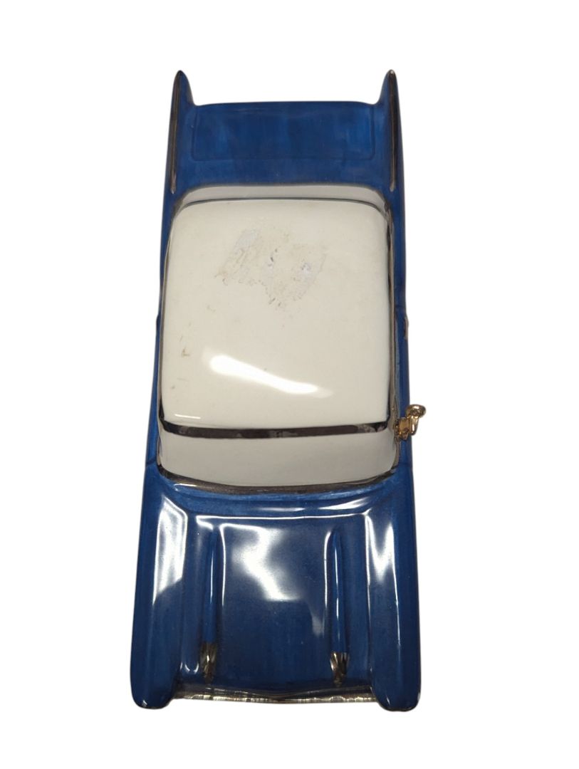 1957 Chevrolet Bel Air Ceramic Car Bank – Blue & White