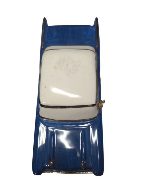 1957 Chevrolet Bel Air Ceramic Car Bank – Blue & White