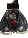 1953 Jaguar XK120 Convertible Diecast Model – Black with Red Interior