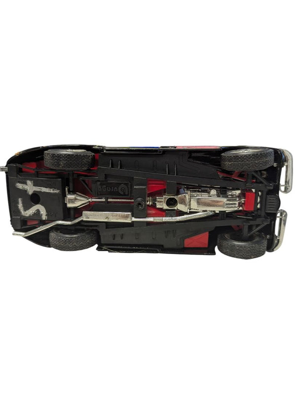 1953 Jaguar XK120 Convertible Diecast Model – Black with Red Interior