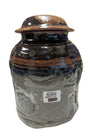 Studio Pottery Lidded Jar – Hand-Thrown Stoneware Vessel