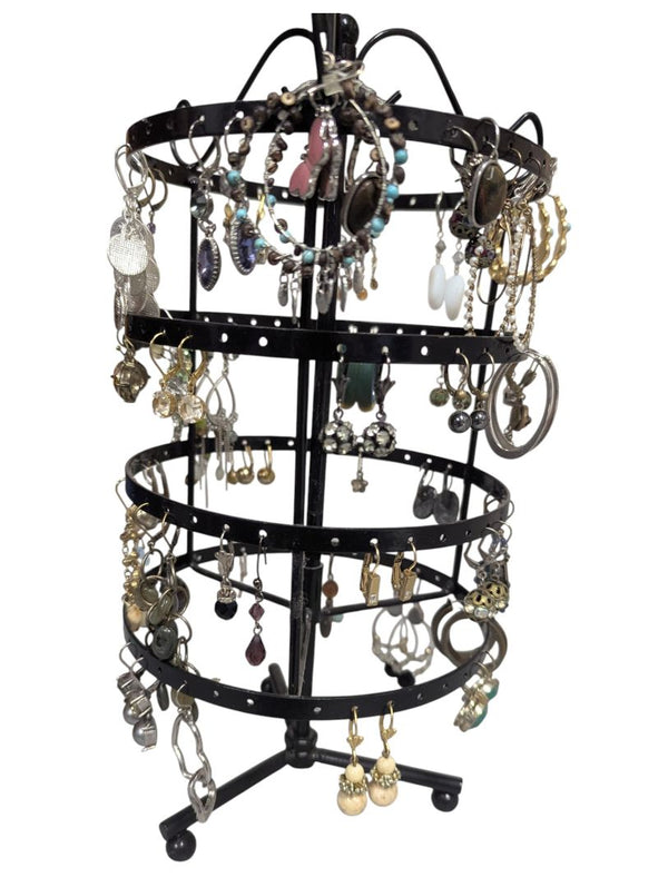 Rotating Earring Tower – Vintage & Costume Jewelry Collection