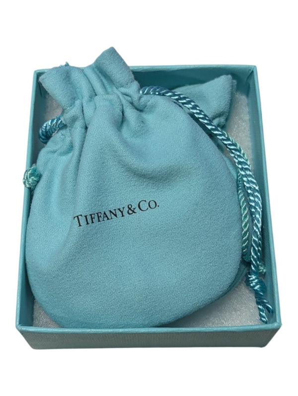 Tiffany & Co. Sterling Silver 10 mm Bead Bracelet with Heart Tag Charm